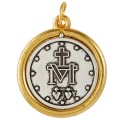 2 tone Miraculous Medal - 22mm
