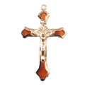 4.5cm Enamel Inlay Crucifix - Various colours