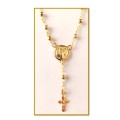 18kt Gold Filled St Benedict Rosary Bracelet