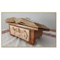 Engraved Altar Missal Wooden Stand