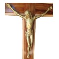 200cm Two tone Crucifix in gold - ONE IN STOCK