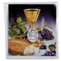 First Holy Communion Medal with Prayer card