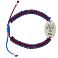 Divine Mercy Macramé Bracelet