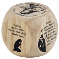 St Theresa of Lisieux - fun facts wooden cube