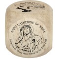 St Catherine of Siena - Fun facts wooden cube
