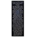 Prayer to our Lady of the Miraculous Medal Bookmark