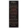 Saint Benedict Prayer Bookmark