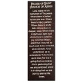 St Francis of Assisi bookmark with prayer