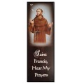 St Francis of Assisi bookmark with prayer