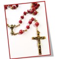 Sacred Heart of Jesus Chaplet in gold elements - Limited Edition