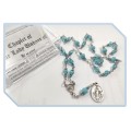 Our Lady Undoer of Knots Chaplet - In shades of blue