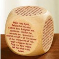 Confirmation Wooden Prayer cube