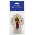 13cm Christ the King wooden Cross