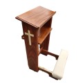 Prie-dieu - Prayer desk with padded Kneeler