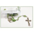 Peridot - August birthstone Rosary - Chain design