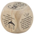 St Francis of Assisi - Fun facts Wooden cube
