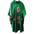Green St Joseph Ornate Chasuble & Stole - Limited Edition