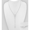ITALIAN DELIGHT - 925 Sterling Silver Rosary Necklace, Made in Italy