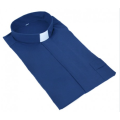 Clerical Cotton Shirt - Includes Slip in Clerical Collar