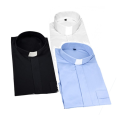 Clerical Cotton Shirt - Includes Slip in Clerical Collar