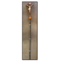 184cm Kiaat Processional Crucifix with Colourful Corpus