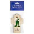 St Jude Pray for Us - 12.5cm Wooden Cross