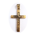 6.5cm Golden Square Crucifix Pendant
