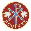 Acolyte Enamel Gold Plated Lapel Pin
