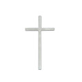 10.5cm Simple Silver Cross in Gift Box
