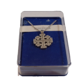 Jerusalem Cross Necklace in Gift Box