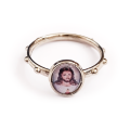 Sacred Heart Rosary Ring