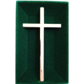10.5cm Simple Silver Cross in Gift Box