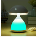 Rechargeable 7 Color Dimming Table LED Mushroom Lamp Touch Switch