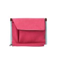 Multifunctional Folding File Fashion Document Bag - Rose Red