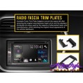 Radio Fascia Trim Plate Suitable to fit Ford Ranger 2014 with Central Locking Button(non-oem)