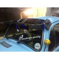 VW Classic Beetle Perspex Sunvisor (blue)