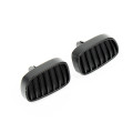 Dash Mounted Air Freshener Twin Grille Design (black or silver)