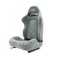 Evo ERS Grey Suede Reclinable Racing Seats (pair)