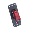Single Toggle Switch with LED and Carbon Fibre Look Panel