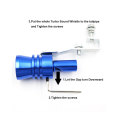 Exhaust Pipe Whistler - Anodized Blue Design