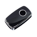 Gloss Black &amp; Silver TPU Key Cover for VW 3 Button