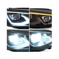 Headlights For Volkswagen VW Golf 7 / MK7 2014-2017 with Animation and Blue DRL (NOT fit for Golf...