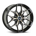 19" SSW S386 6/114 Black with Polished Face Alloy Wheels