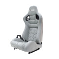 Evo ERS Grey V2 Vinyl PU Leather Recinable Racing Seats (pair)