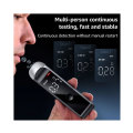 Portable Alcohol Tester High-Accuracy LCD Non-Contact Breathalyzer (pink)