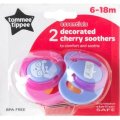 Tommee Tippee - Essential Basics Decorated Soother (2 Pack) (6-18 Months)