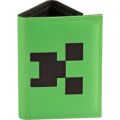 Minecraft Pocket Creeper Tri-Fold Nylon Wallet (Green)