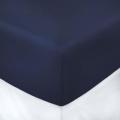Horrockses Polycotton Fitted Sheet (King) (Navy)