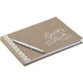Vintage Affair - Hessian Guest Book New (Pack of 1)