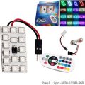 Car 2 Pcs Under Seat Colour Decoration RGB Roof 12 SMD LED light with Magic Lighting Remote Control